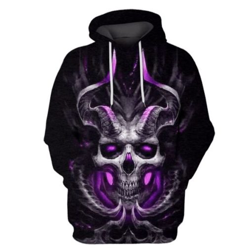 HALLOWEEN Skull Hoodies - T-Shirt Apparel HL101126 3D Custom Fleece Hoodies Hoodie S