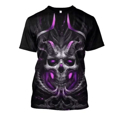 HALLOWEEN Skull Hoodies - T-Shirt Apparel HL101126 3D Custom Fleece Hoodies T-Shirt S