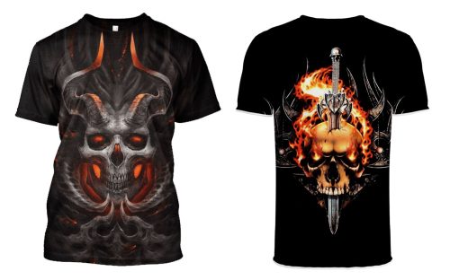 HALLOWEEN Skull Hoodies - T-Shirt Apparel HL101127 3D Custom Fleece Hoodies