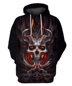 HALLOWEEN Skull Hoodies - T-Shirt Apparel HL101127 3D Custom Fleece Hoodies Hoodie S 