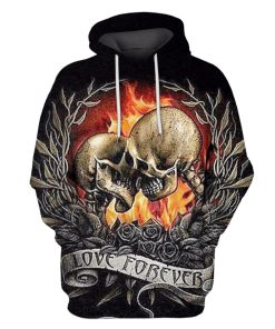 HALLOWEEN Skull Hoodies - T-Shirt Apparel HL101129 3D Custom Fleece Hoodies Hoodie S 