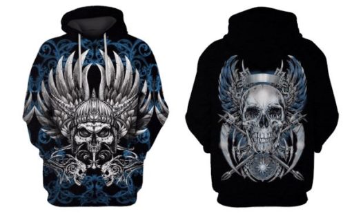 HALLOWEEN Skull Hoodies - T-Shirt Apparel HL101132 3D Custom Fleece Hoodies