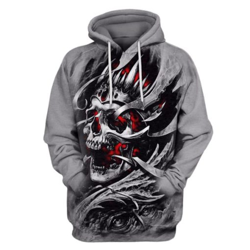 HALLOWEEN Skull Hoodies - T-Shirt Apparel HL101133 3D Custom Fleece Hoodies Hoodie S