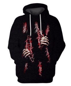 HALLOWEEN Skull Hoodies - T-Shirt Apparel HL101137 3D Custom Fleece Hoodies Hoodie S 
