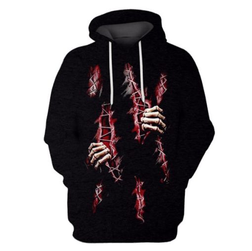 HALLOWEEN Skull Hoodies - T-Shirt Apparel HL101137 3D Custom Fleece Hoodies Hoodie S