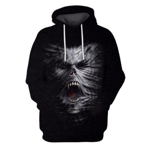 HALLOWEEN Skull Hoodies - T-Shirt Apparel HL101139 3D Custom Fleece Hoodies Hoodie S