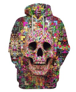 HALLOWEEN Skull Hoodies - T-Shirt Apparel HL101143 3D Custom Fleece Hoodies Hoodie S 