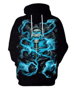 HALLOWEEN Skull Hoodies - T-Shirt Apparel HL101144 3D Custom Fleece Hoodies Hoodie S 