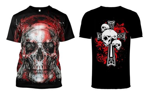 HALLOWEEN Skull Hoodies - T-Shirt Apparel HL101148 3D Custom Fleece Hoodies