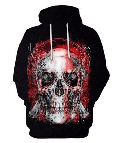 HALLOWEEN Skull Hoodies - T-Shirt Apparel HL101148 3D Custom Fleece Hoodies Hoodie S 