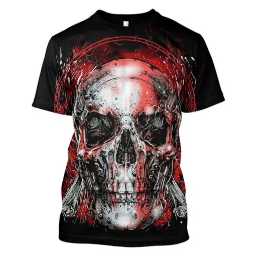 HALLOWEEN Skull Hoodies - T-Shirt Apparel HL101148 3D Custom Fleece Hoodies T-Shirt S