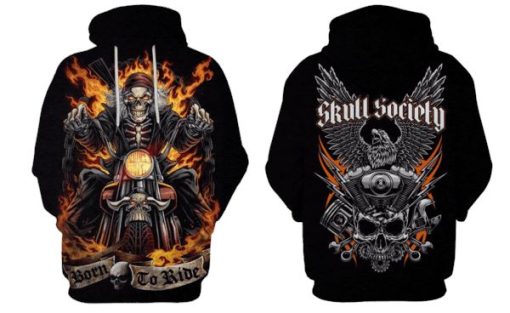 HALLOWEEN Skull-Hoodies - T-Shirt Apparel HL101149 3D Custom Fleece Hoodies