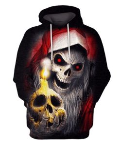 HALLOWEEN Skull Hoodies - T-Shirt Apparel HL101155 3D Custom Fleece Hoodies Hoodie S 