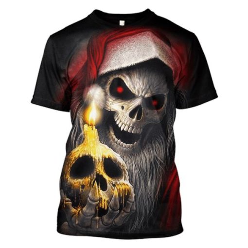HALLOWEEN Skull Hoodies - T-Shirt Apparel HL101155 3D Custom Fleece Hoodies T-Shirt S
