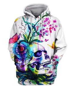 Halloween Skull Hoodies - T-Shirts Apparel WL110112 3D Custom Fleece Hoodies Hoodie S 