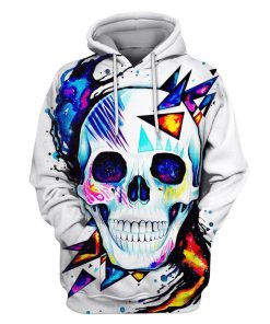 Halloween Skull Hoodies - T-Shirts Apparel WL110114 3D Custom Fleece Hoodies Hoodie S 