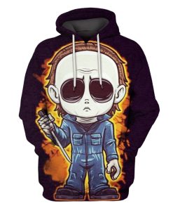 Halloween The Chibi of Michael Myers Hoodies - T-Shirts Apparel MV110204 3D Custom Fleece Hoodies Hoodie S 