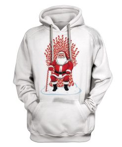 Happy Santa Claus On Christmas Custom T-shirt - Hoodies Apparel HD-MV110672 3D Custom Fleece Hoodies Hoodie S 