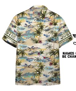 Gearhumans 3D Aircraft Hawaii Shirt