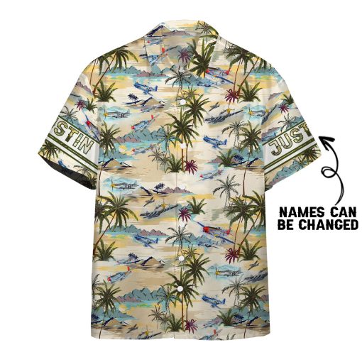 Gearhumans 3D Aircraft Hawaii Shirt