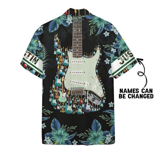 Gearhumans 3D Electric Guitar Hawaii shirt