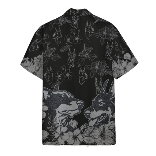 Gearhumans 3D Doberman Pinscher Hawaii Shirt