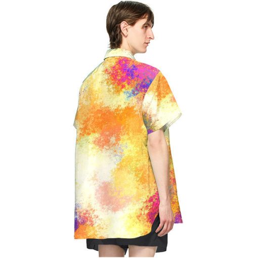 Gearhumans 3D Sunflower Elephant Hippie Hawaii Shirt - Image 3
