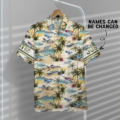 Gearhumans 3D Aircraft Hawaii Shirt - Image 5