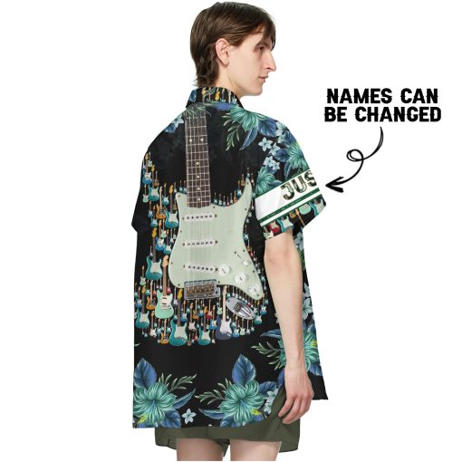Gearhumans 3D Electric Guitar Hawaii shirt