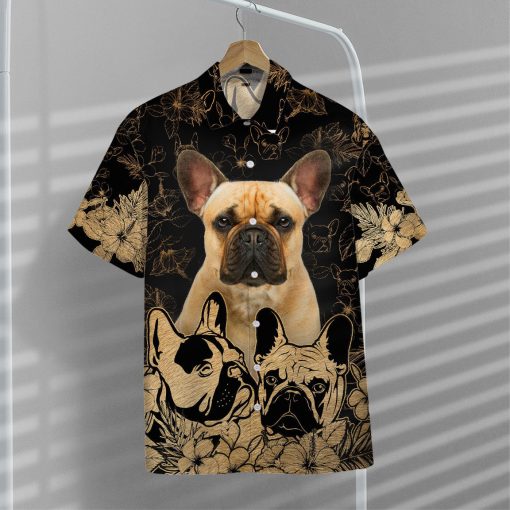 Gearhumans 3D French Bulldog Hawaii Shirt