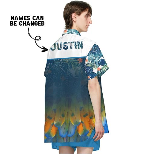 Gearhumans 3D Parrot Tropical Hawaii Shirt