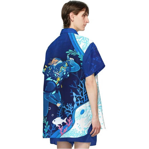 Gearhumans 3D Scuba Diving Hawaii Shirt