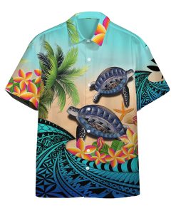 Gearhumans 3D Turtle Coconut Hawaii Shirt