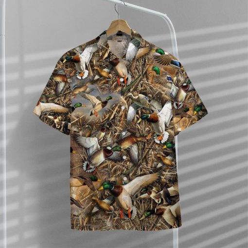 Gearhumans 3D Duck hunting hawaii shirt