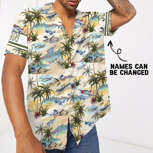 Gearhumans 3D Aircraft Hawaii Shirt - Image 4