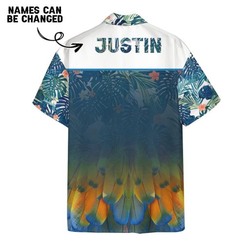 Gearhumans 3D Parrot Tropical Hawaii Shirt