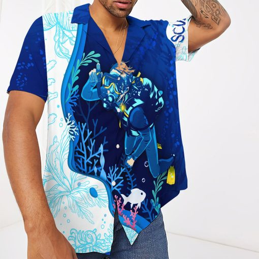 Gearhumans 3D Scuba Diving Hawaii Shirt