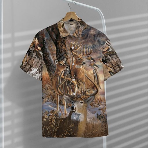 Gearhumans 3D Deer Hunting Hawaii Shirt