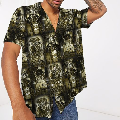 Gearhumans 3D Drag Racing hawaii shirt