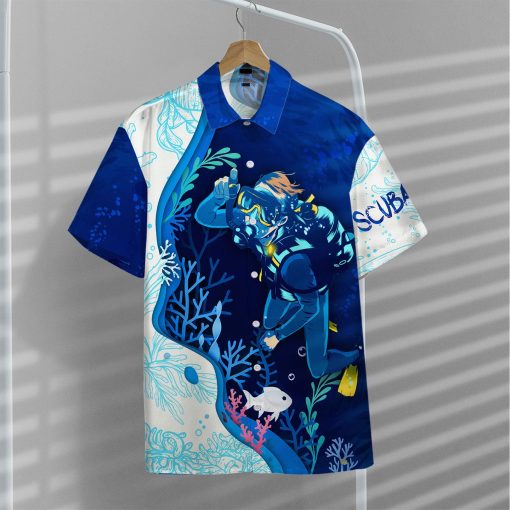 Gearhumans 3D Scuba Diving Hawaii Shirt