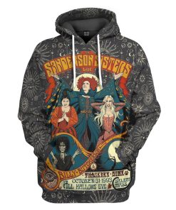 Gearhumans 3D Vintage Hocus Pocus Custom Tshirt Hoodie Apparel