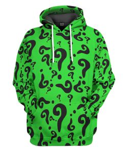 Gearhumans 3D DC The Riddler Custom TShirt Hoodie Apparel