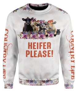 Heifer Please Custom T-Shirts Hoodies Apparel AN-DT0701201 3D Custom Fleece Hoodies Long Sleeve S