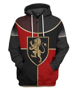 Heraldic King Costume Custom T-shirt - Hoodies Apparel HD-GH110514 3D Custom Fleece Hoodies Hoodie S 