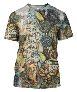 Hippie Quote Hoodies - T-Shirts Apparel HP110133 3D Custom Fleece Hoodies T-Shirt S 