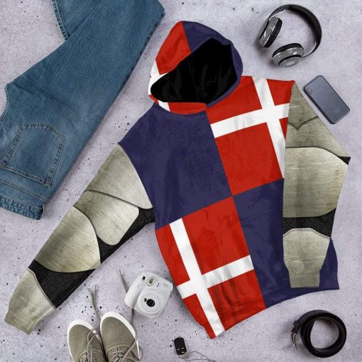 Historical Medieval Armor Costume Hoodie Apparel GN10089 3D Custom Fleece Hoodies