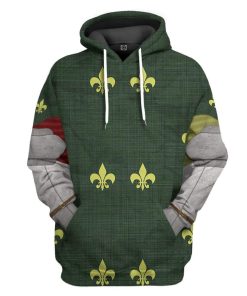 Historical Medieval Armor Detroit Fight Club Costume Hoodie Apprel GN100811 3D Custom Fleece Hoodies Hoodie S 