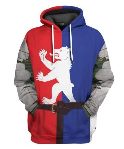 Historical Medieval Armor Ursus Fight Club Costume Hoodie Apparel GN10087 3D Custom Fleece Hoodies Hoodie S 