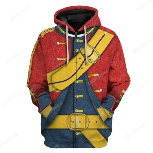 Hoodie Custom A British Dragoon Apparel HD-TA11101905 3D Custom Fleece Hoodies Zip Hoodie S