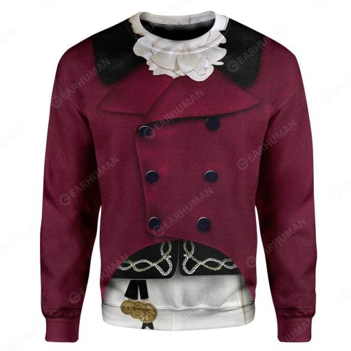 Hoodie Custom Aaron Burr Apparel HD-DT2881913 3D Custom Fleece Hoodies Long Sleeve S